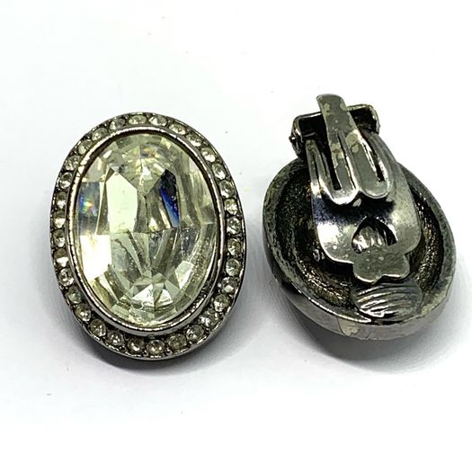 Vintage Jewelled Costume Earrings