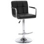 Bar Stools 2 pcs Black Faux Leather Image 3