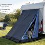 Caravan Rear Storage Tent 160cm Keder Rail Waterproof Camping Storage Shelter UV50 Image 5