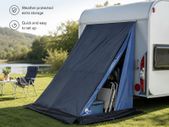 Caravan Rear Storage Tent 160cm Keder Rail Waterproof Camping Storage Shelter UV50
