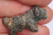 Iron Age Bronze lion with certs and License