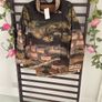 jacket Bnwt made in Italy khaki multi asymmetrical wrap closing jacket freesize Image 2