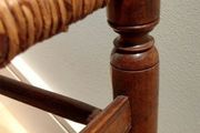 Pair of Edwardian Banister Back Chairs - Stunning!