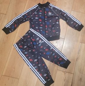 Adidas Originals Toddler Kids Sport Collection Tracksuit 12-18 months