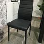White glass dinning table +6 chairs Image 3