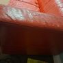 Red Leather Sofa Image 5