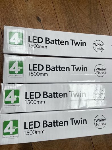 4lite Advantage Twin 5ft/1500mm LED IP20 Batten