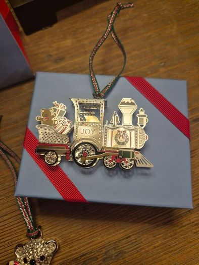 Newbridge Silverware Christmas Decorations x5 | 4 New Boxed / Crystal Collection Ornament