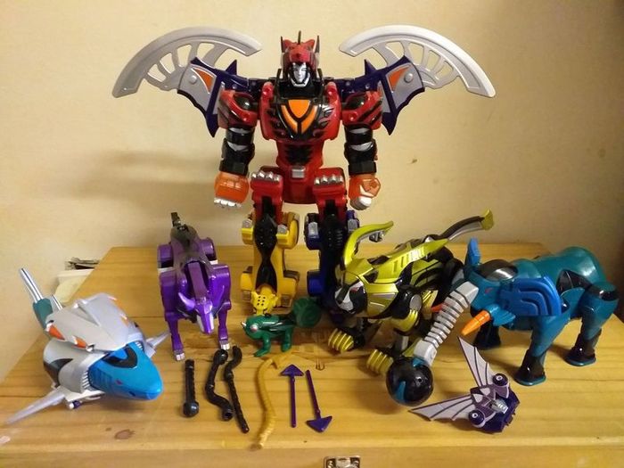 Vintage power rangers megazord lot
