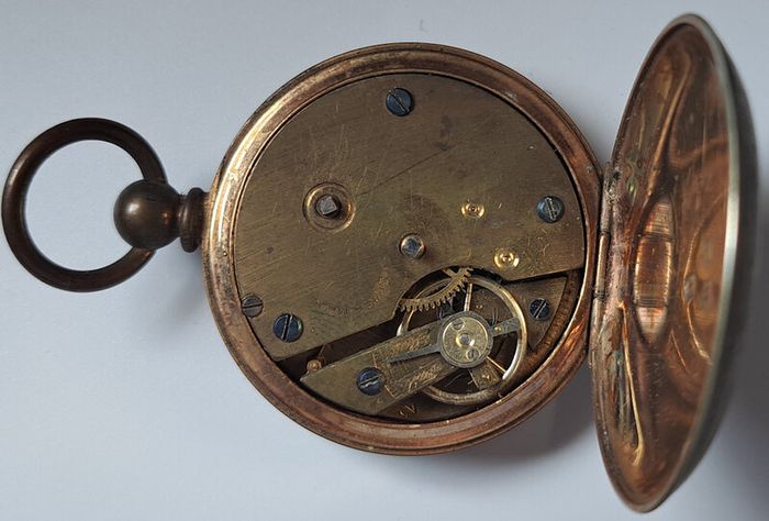 Swiss Fob Watch with cylinder movement  - 1900c