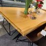 210cm Oak Live Edge Dining Table Ex Display Image 2