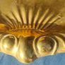 Victorian brass crumber and bone handled brush Image 5