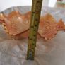 Vintage Carnival Glass Marigold Lustre 3 Footed Bowl Image 8