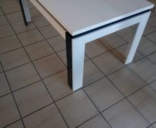 Brand new black and white dining table