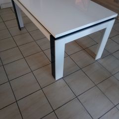 Brand new black and white dining table