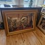 Large Framed Canvas-Style Botanical Print Image 3