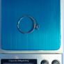 14k Gold ring with 1.32 ct Lab-Grown Diamond, 1.14 ct main blue diamond cerified by IGI and Laser inscripted Image 7