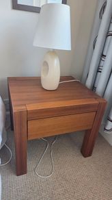 Matching Pair of Walnut Bedside Tables - Shankill