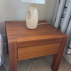 Matching Pair of Walnut Bedside Tables - Shankill