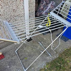 Electric Heated Clothes Airer with Cover