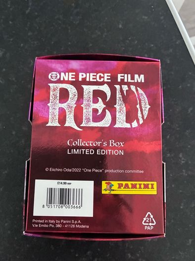 One piece cards limited edition collectors box