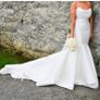 Luxury Mikado Fabric Mermaid Style Wedding Dress Image 5