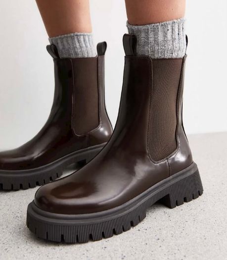 New Look Brown Chelsea Boots