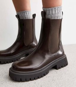 New Look Brown Chelsea Boots