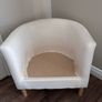 Ikea Cream Tub Chair in Great Condition Image 4