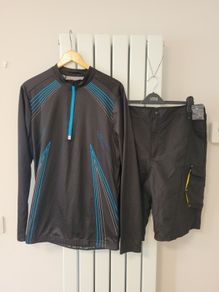Crivit Cycling Top + Baggy Shorts (Size L)