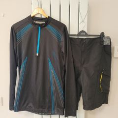 Crivit Cycling Top + Baggy Shorts (Size L)