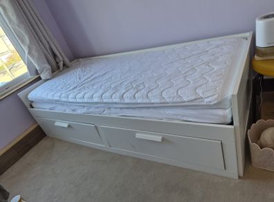 ikea bed with storage