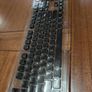2 Keycap sets for mechanical keyboards - Low Profile - Black and white / crystal Image 2
