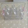 Mini Milk Bottles and Crate x6 Image 2