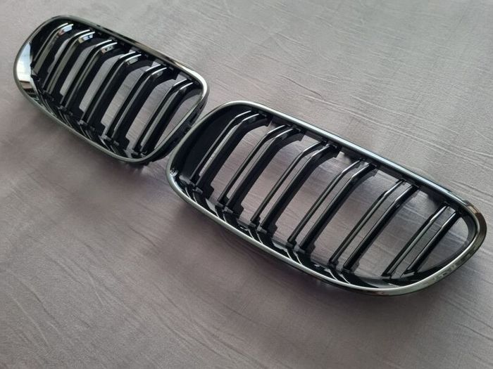 BMW 3 Series E92 E93 Lci Gloss Black Kidney Grilles Brand New