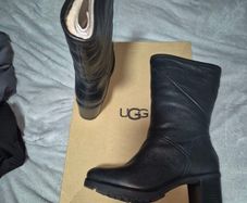 UGG Black Leather Boots