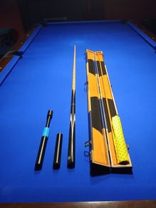 4 piece snooker cue 9 mil tip