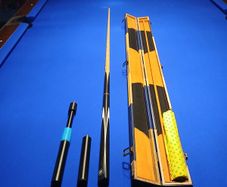 4 piece snooker cue 9 mil tip