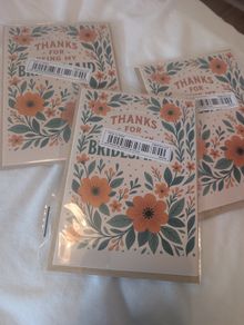 thank you for being my bridesmaid cards
