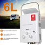 6L LPG Hot Water Heater 12KW Propan Gas Tankless Boiler with Shower Accessories for Home Camping Image 5