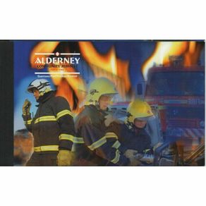 2004 Alderney Community Services Part 4 Fire Services Stamp Booklet Mint Never Hinged (MNH)
