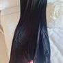Long Black Skirt - Size Medium Image 4