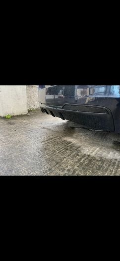 BMW F10 MPerformance Rear Diffuser Gloss Black