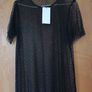 Bershka Black Sheer Dress.   Size.- M- 14.   B.N.W.T Image 2