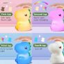One Fire Dinosaur Night Light Kids LampBedroom, Colour Changing Baby Night Light, Silicone Dinosaur Lamp, USB Rechargeable Battery Lamp Kids Light Night Bedroom Decor,Cute Dinosaur GiftsBaby (WH-A27) Image 6