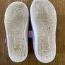 M&S Kids Lilac Mary Jane Canvas Shoes with riptape strap Image 3
