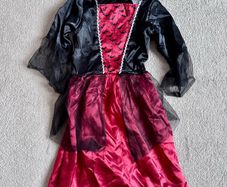 Perfect Condition Girls Halloween Costume with Hairband Size 8-10
