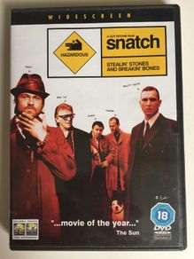 Snatch (Guy Ritchie Film) [2000] Jason Statham, Alan Ford, Brad Pitt, Benicio del Toro, Dennis Farina, Lennie James, Ade & Vinnie Jones [Movie 2xDVD]