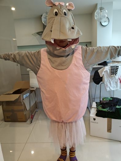 Halloween costume tutu elephant 9/10 years old