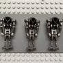 lego star wars sw0092 Super Battle Droid minifigure- Pearl Dark Gray, Wide Head Image 2